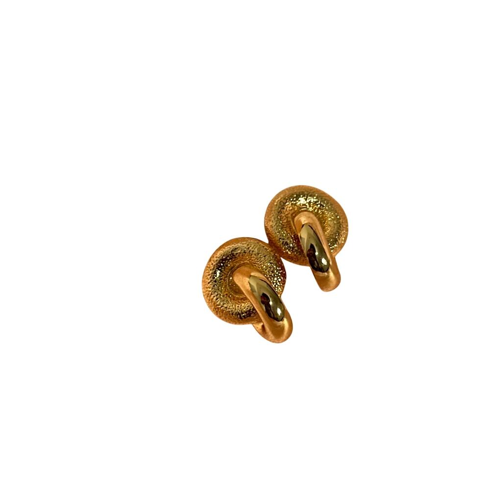 Gold Knot Earrings